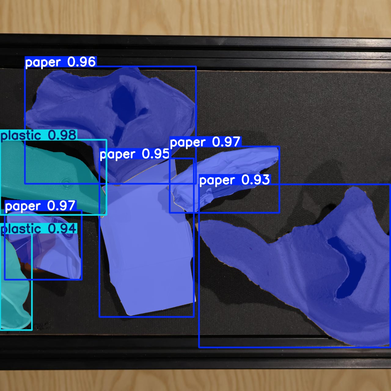 AI detection - paper materials